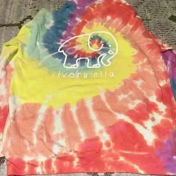 Ivory Ella Tie Dye Hoodie - Picture 5 of 5